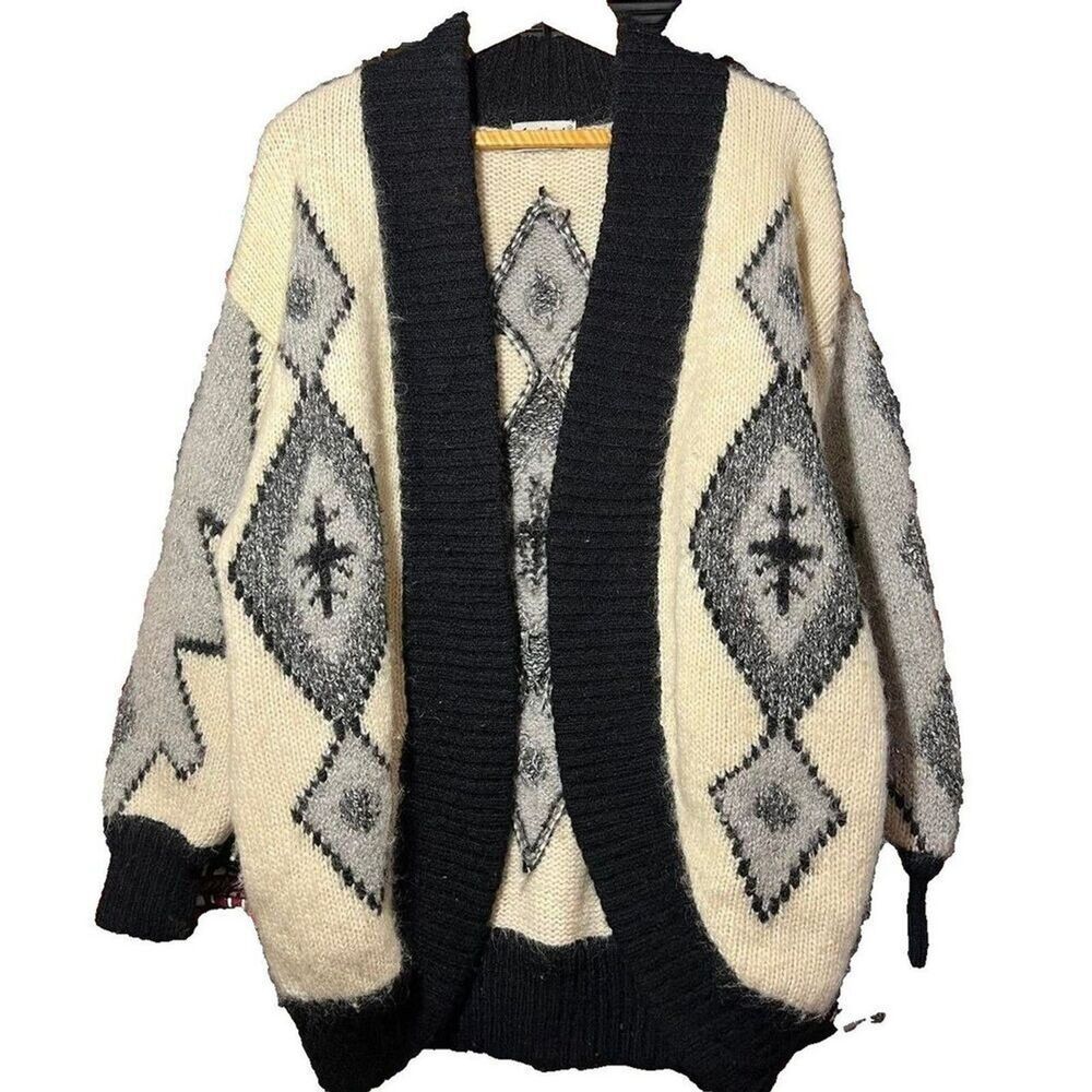 Vintage Le Monte Italy Mohair Cardigan Sweater